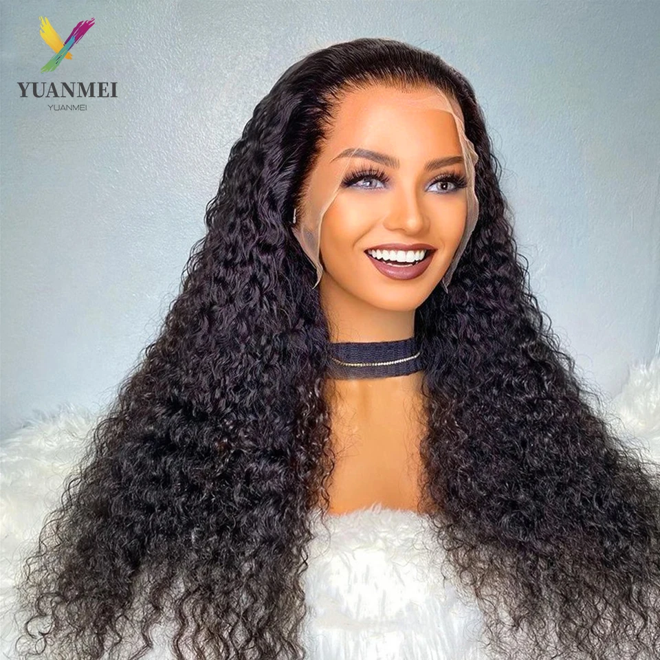 Transparen Deep Curly 13x4 Lace Frontal Wig On Sale Clearance 30 inch Brazilian Kinky Curly Lace Front Human Hair Wigs For Women