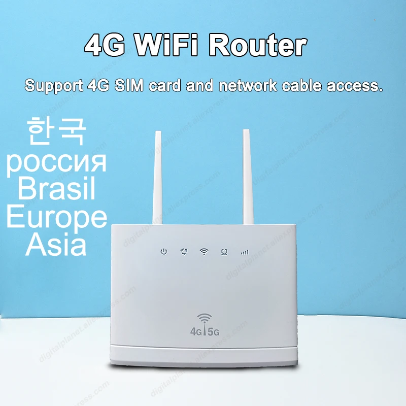 4G SIM card router LTE wifi router 4G modem Hotspot RJ45 wireless router 4G CPE