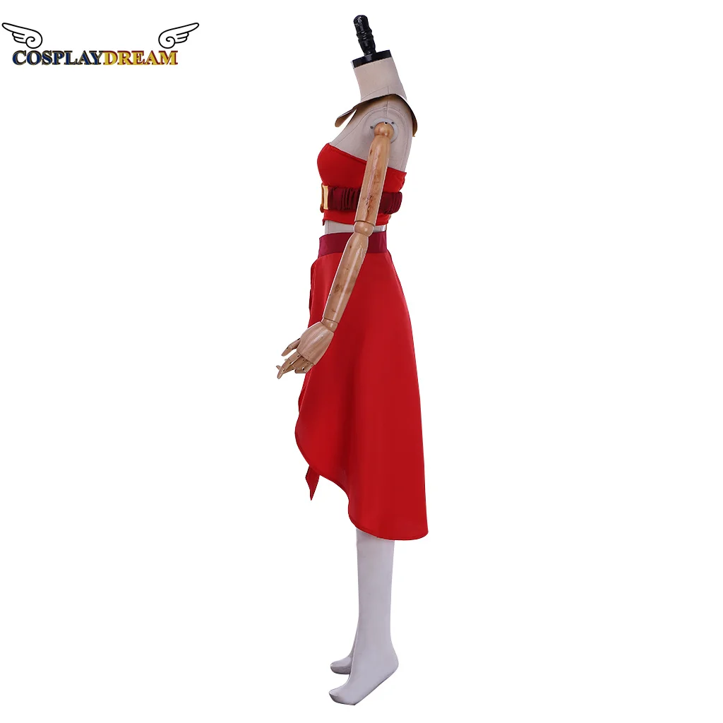 Женский костюм для косплея аниме сексуальный наряд с запахом и юбкой принцессы