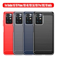 for xiaomi redmi 10 10 prime 10x 4g 10x 5g 10x pro case phone cover for redmi 10c 10 india tpu brushed soft protective case