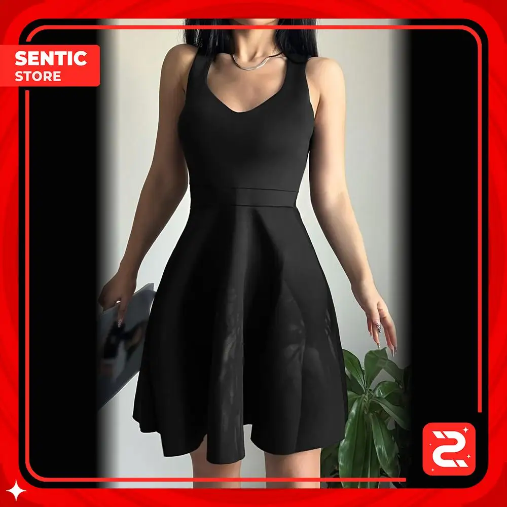 Deafox Черная плотная кружевная ткань с ремешком на спине для подводного плавания