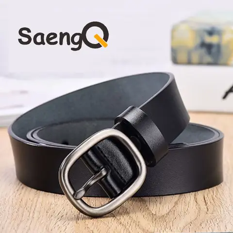 Women's Belt Fashion Women Female Belt Genuine  Leather Belts For Women Female Belt Pin Buckles Fancy Vintage for Jeans