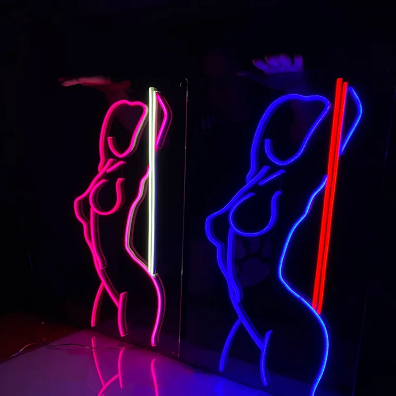 Сексуальная неоновая вывеска для девушек на заказ женское тело сексуальная