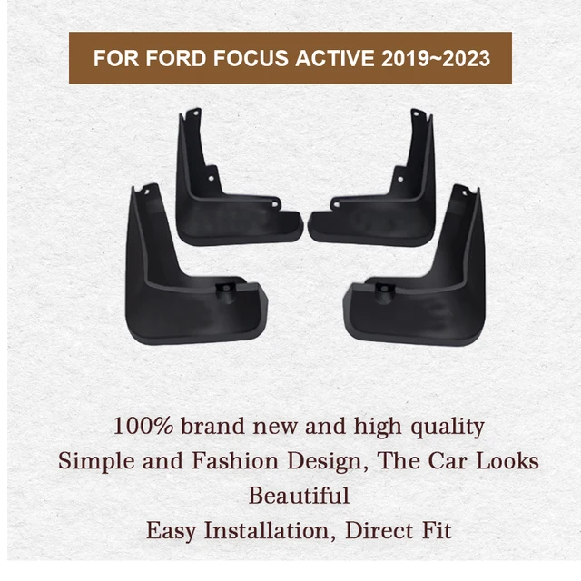 Auto Schmutzfänger Mit Logo für Ford Focus Aktive MK4 2019 ~ 2023