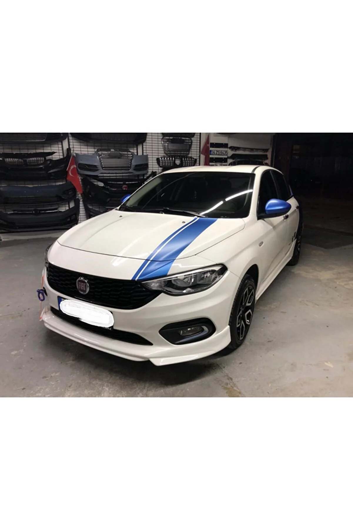 

Аксессуары для переднего бампера Fiat Egea Hb Sedan (2015 - 2021) Abt (пластик)-модифицированные зеркальные крылья откидной крышки аккумулятора для внешне...