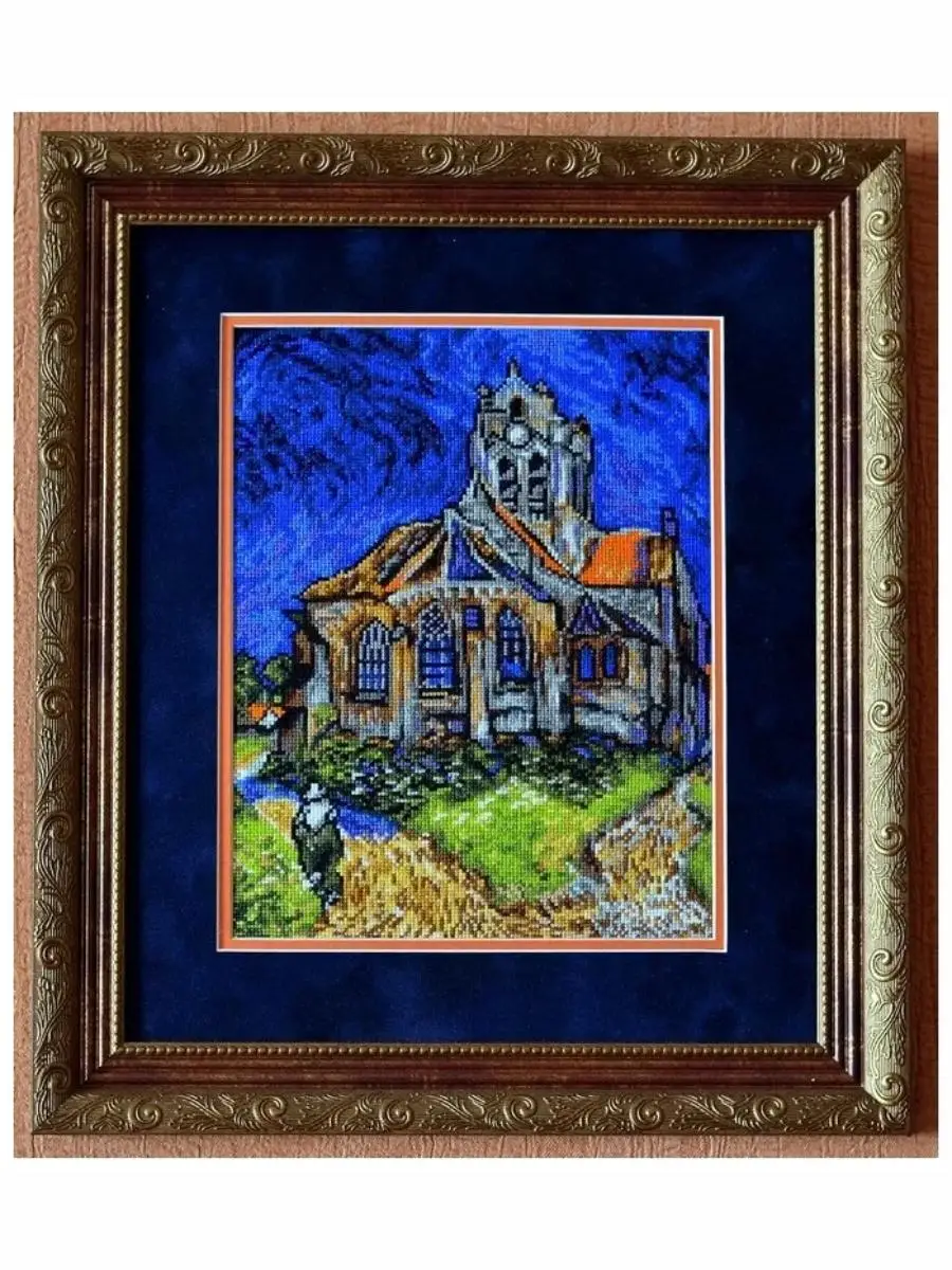 Набор для вышивания  Палитра  07.019  ЦЕРКОВЬ В ОВЕРЕ , размер: 20х27 см.