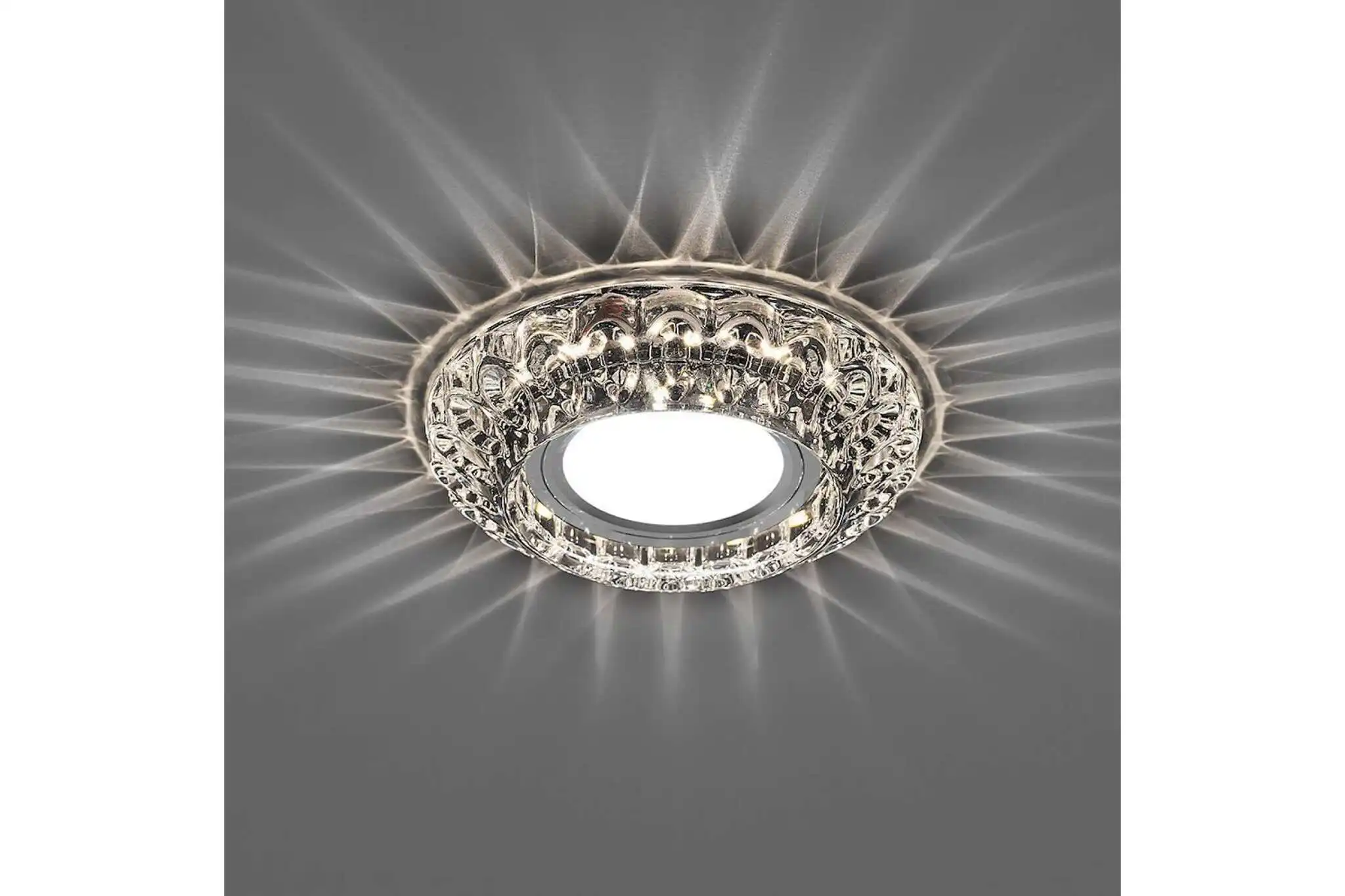 Потолочный светильник FERON 15LED 2835 SMD 4000K, MR16 50W G5.3, прозрачный, CD987 32664