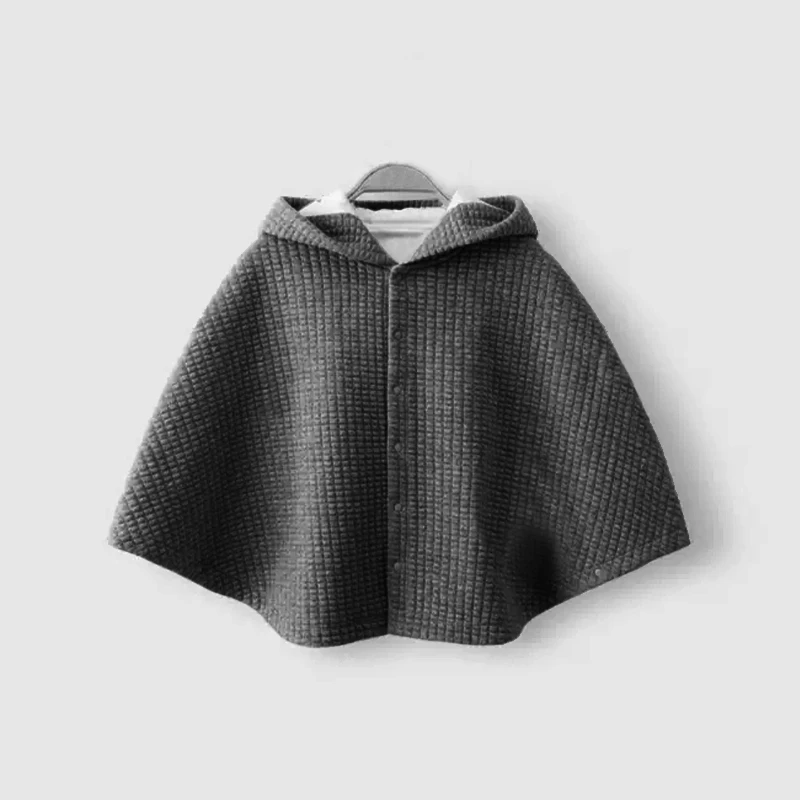 

NIGO Girls Black Cloak Casual Coat #nigo38537