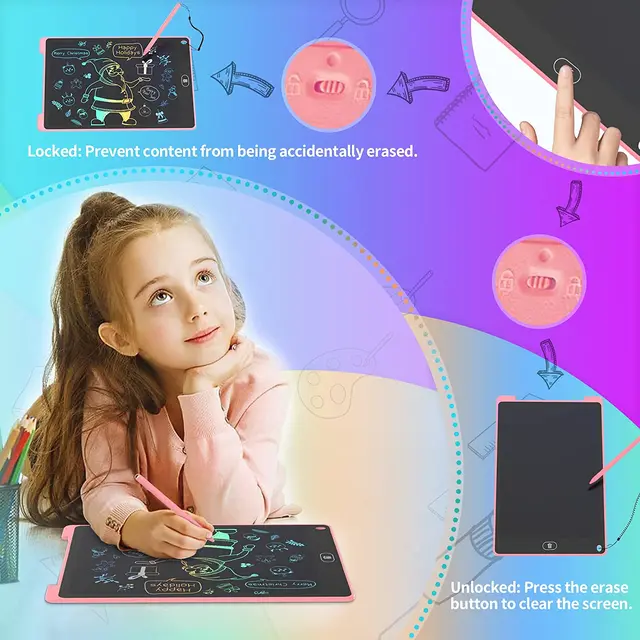 8.5/ 12 inch Writing Board Drawing Tablet LCD Screen Writing Digital Graphic Tablets Electronic Handwriting Pad Toys Gifts Child 3