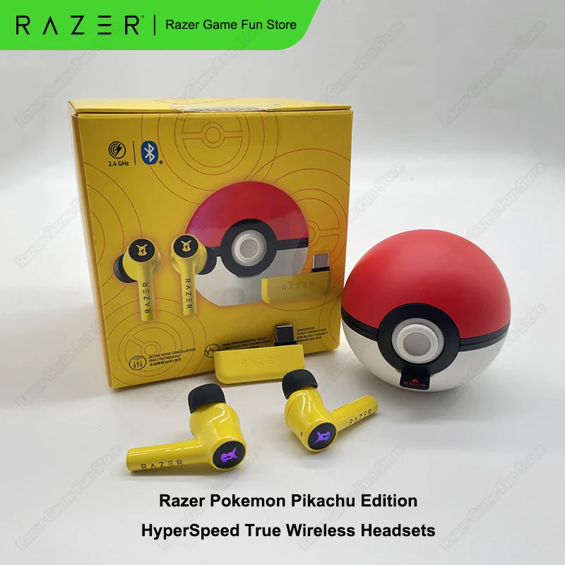 Новые беспроводные гарнитуры Razer Pokemon Pikachu Edition HyperSpeed True многоплатформенные