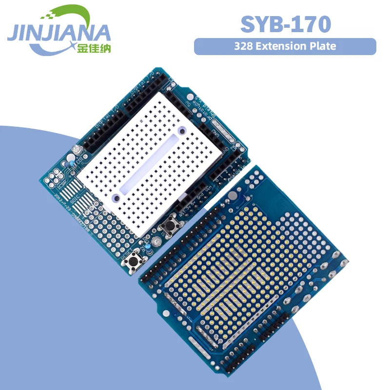 

SYB-170 For UNO Proto Shield prototype expansion board With breadboard Prototype shield mini based on 328P ProtoShield