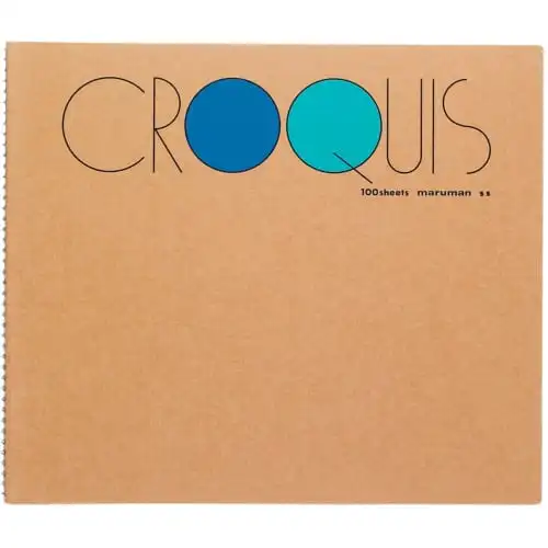 Книга Maruman Croquis Белая бумага Синяя SS-02 |