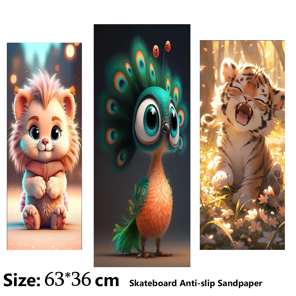 Нескользящая клейкая лента для электрического скутера 63 х36 см