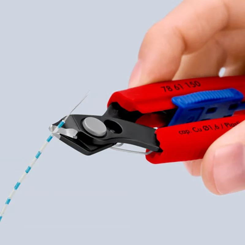 Фото Кусачки KNIPEX 7861150 Slim-Profile — компактные для удобного хранения, идеально подходят для резки мягких материалов и точных работ. №4