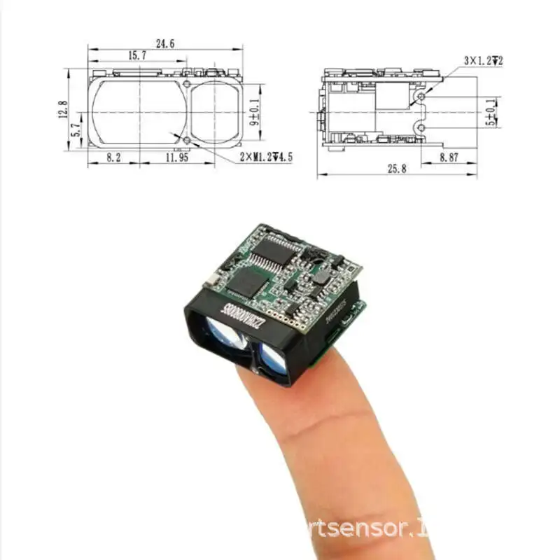 Модуль Лазерного Дальномера UART 1500 М НаружНый Лазерный Дальномер