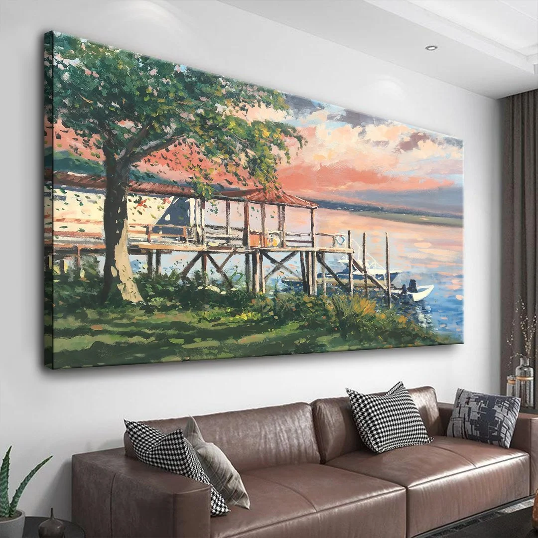 

Саванна пейзаж живопись холст стены Искусство