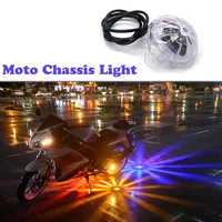 1x led motorcycle atmosphere lamp car moto chassis light electric motorbike flash strobe lights strip decoration led accessories