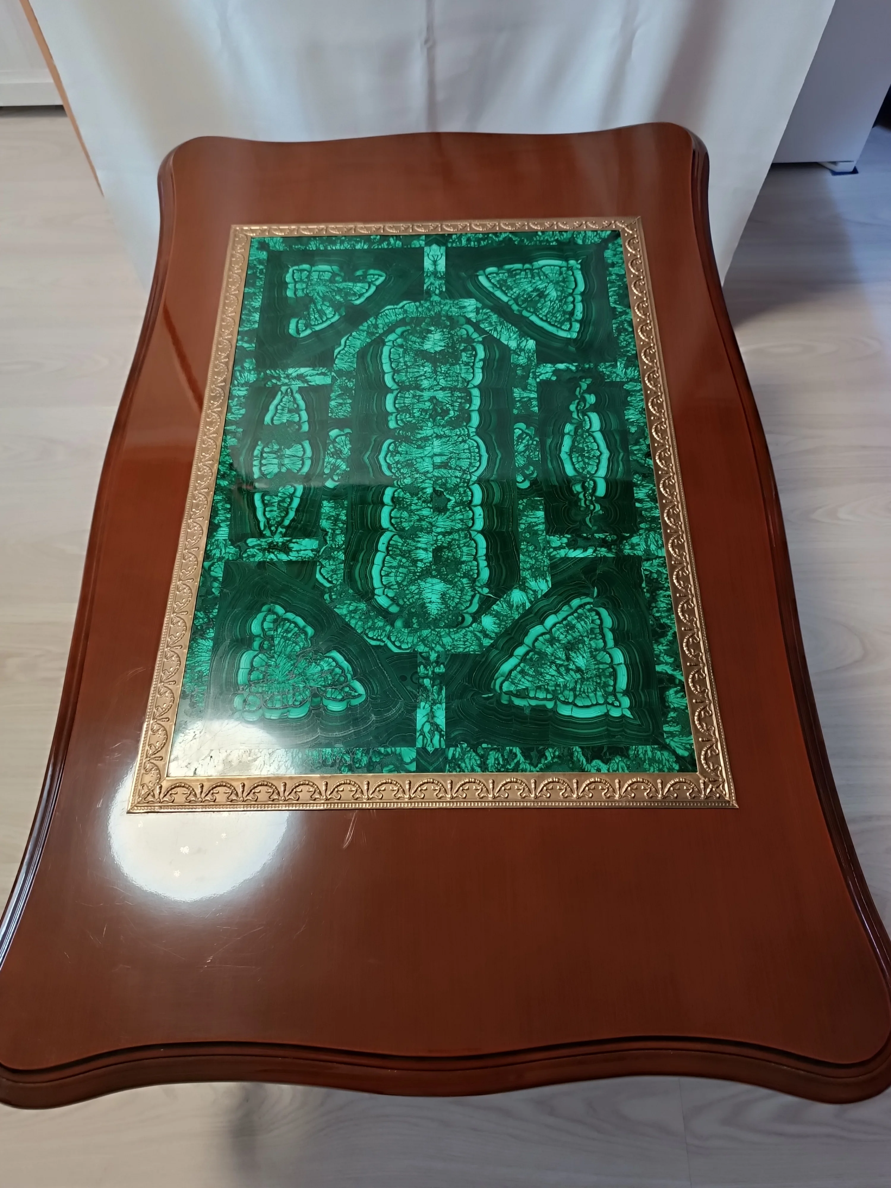 Стол Журнальный малахитовый