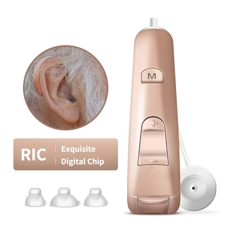 

Digital Hearing Aids High Power Sound Amplifier For Elderly Wireless First Aid Behind the Ear Care Fone Moderate to Severe Loss