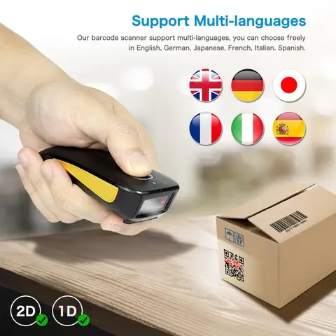 Сканер штрих-кода NETUM Bluetooth 2D