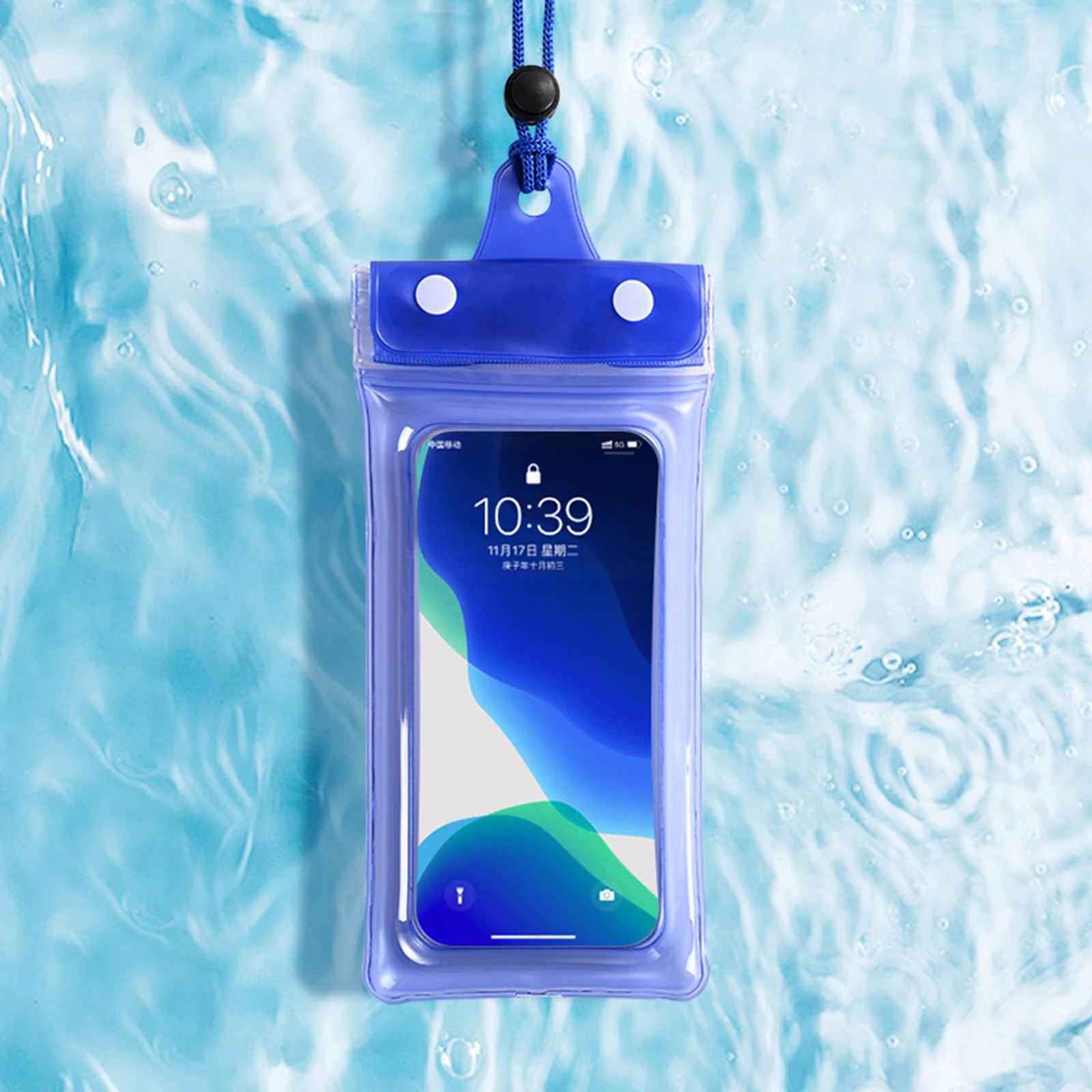 Утолщенный водонепроницаемый чехол для телефона - Трехслойный черный