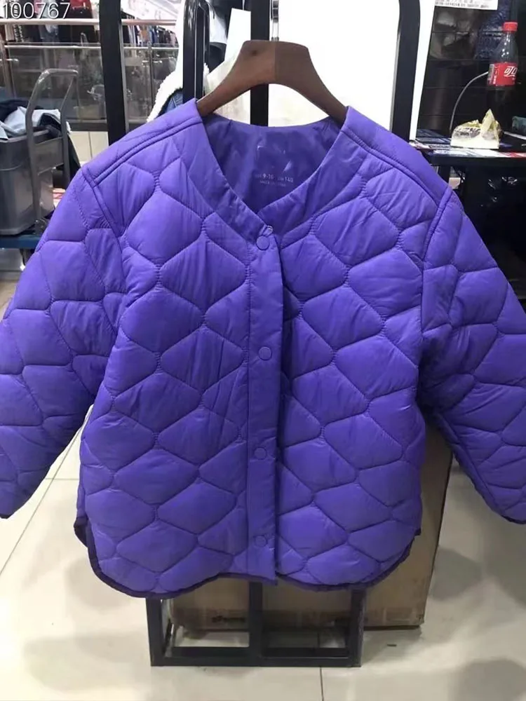

Zach AiIsa counter quality new all-match children's long-sleeved diamond plaid texture breasted casual cotton jacket jacket