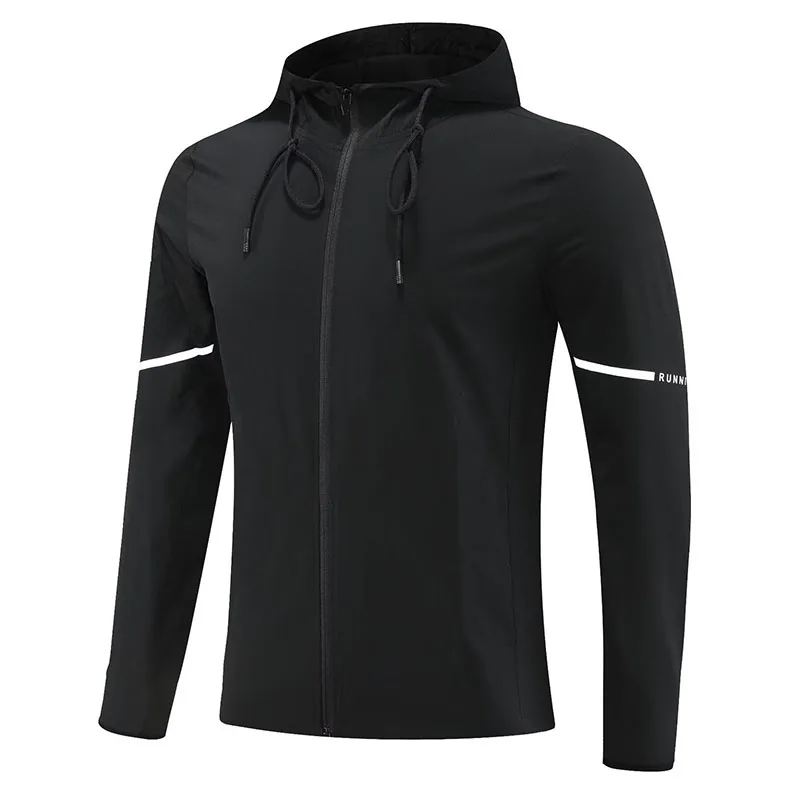 

Новинка 2023, сезон, Спортивная тренировочная рубашка для бодибилдинга, мужские рубашки из полиэстера с длинным рукавом, эластичные быстросохнущие рубашки для бега