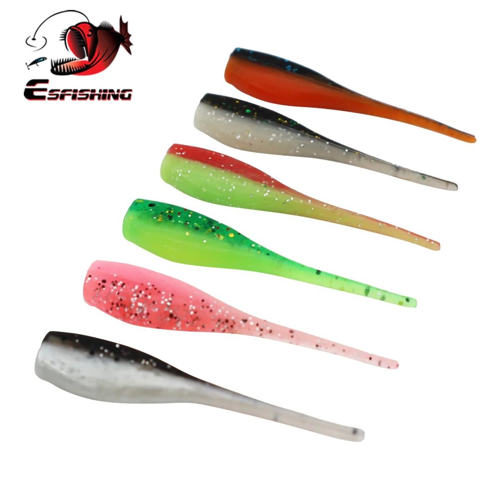 ESFISHING Baby Shad 50 мм мягкие приманки лучшее качество мягкость и высокая эластичность