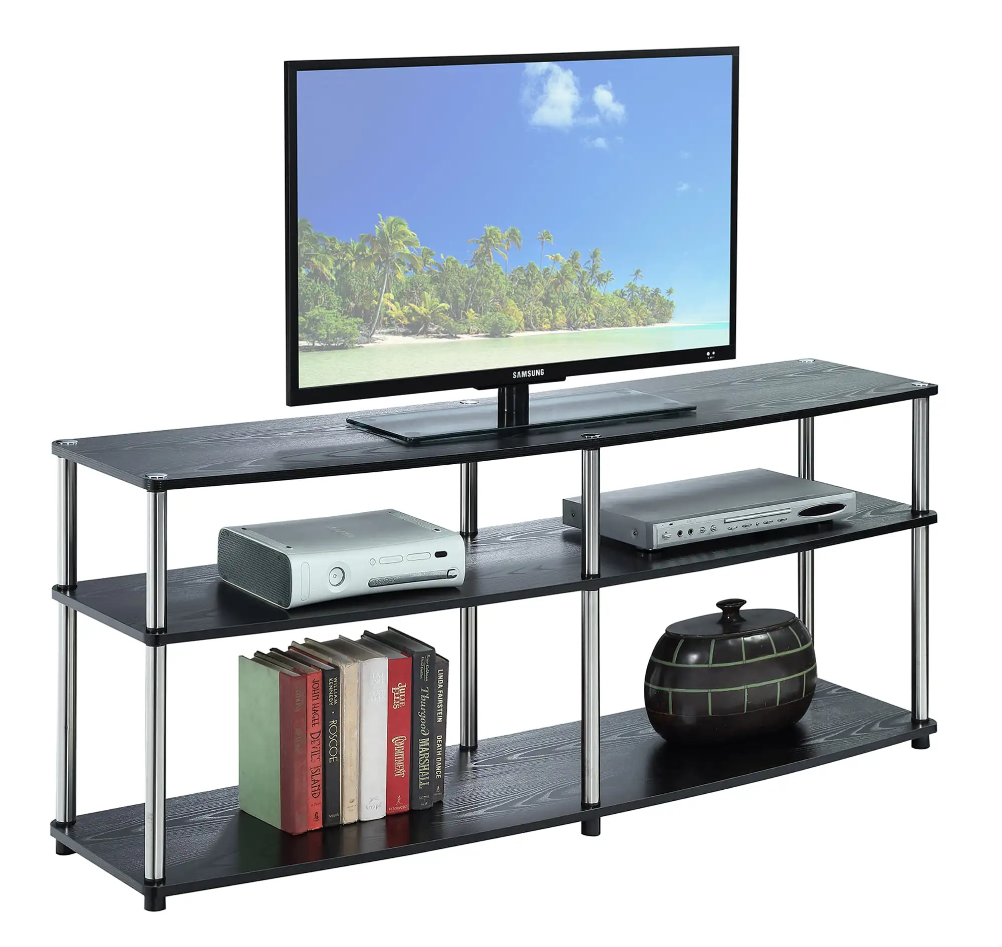

65 inch Nordic living room wrought iron TV cabinet modern minimalist creative bookshelf bedroom partition decorative frame ligh