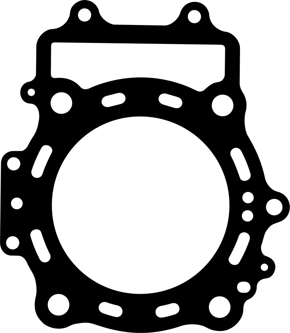 Прокладка ГБЦ CF MOTO X6 ( 0600-022200 ) |