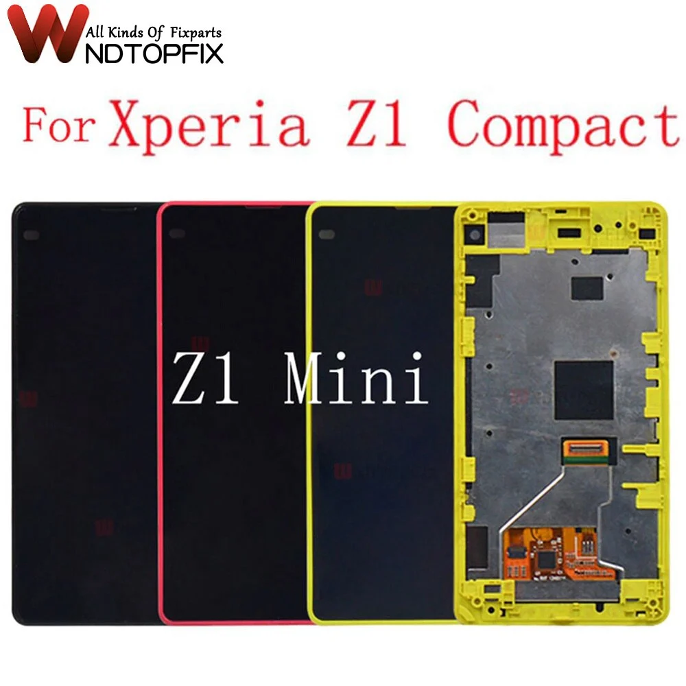 ЖК-дисплей 4,3 дюйма для Sony Xperia Z1 Compact M51W D5503, сенсорный экран с дигитайзером в сборе, Замена для Sony Z1 Mini, ЖК-экран
