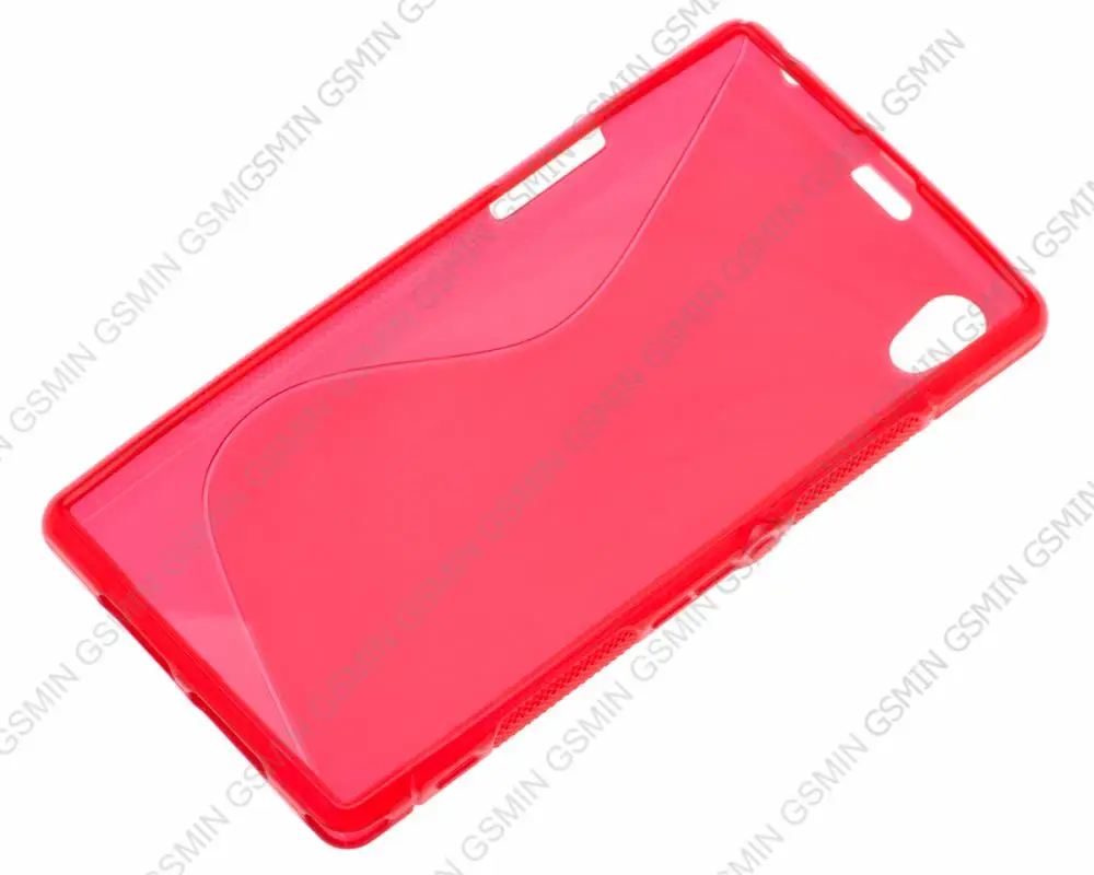 Silicone cover for Sony Xperia Z1/I1/c6903 S-line TPU case (red) | Mobile Phone Cases &amp Covers