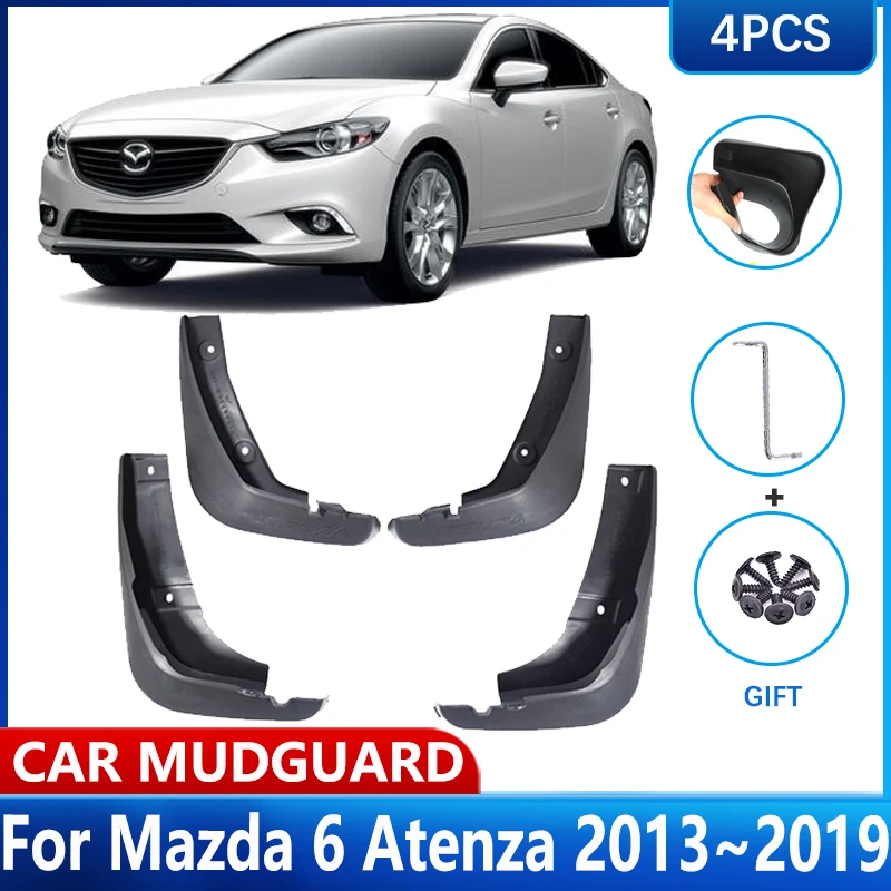 

Для Mazda 6 Atenza аксессуары GL GJ 2013 ~ 2019 2018 2017 автомобильные брызговики брызговики на крыльях передние и задние колеса