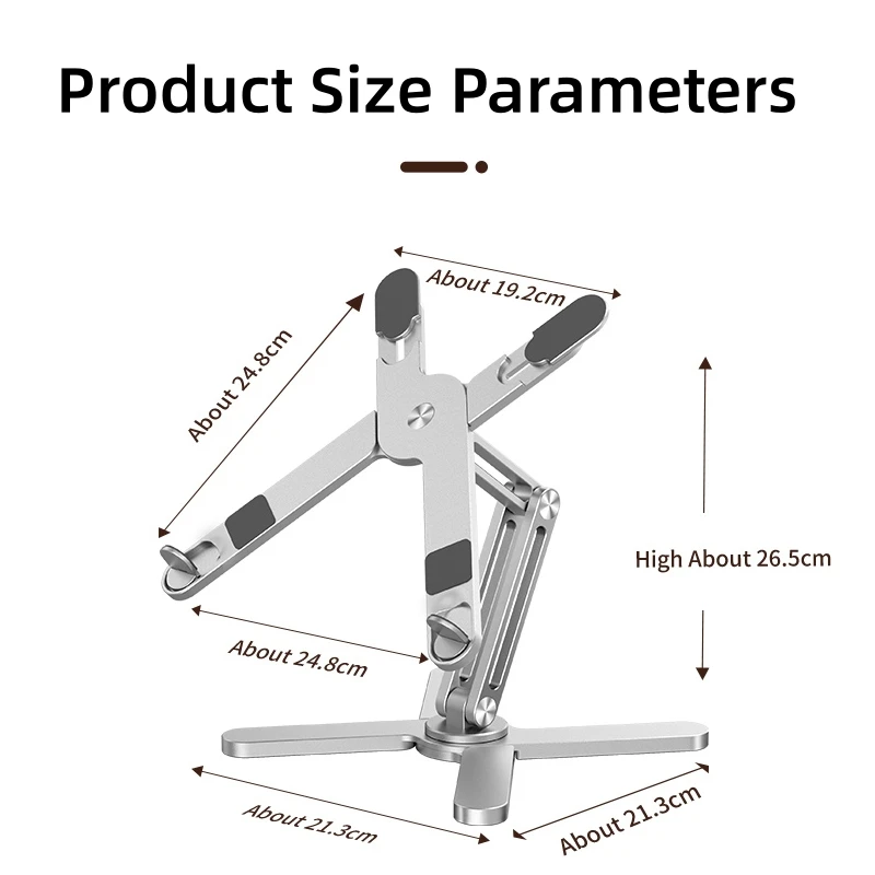 Новая складная подставка для ноутбука 360° ° Вращающийся стол держатель из