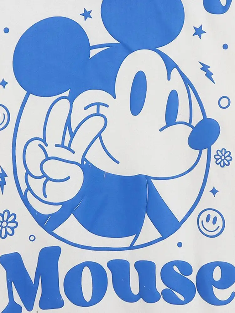 Толстовка МультяшныМ Принтом Disney Спереди Сзади Микки Маус Милый Женский Пуловер