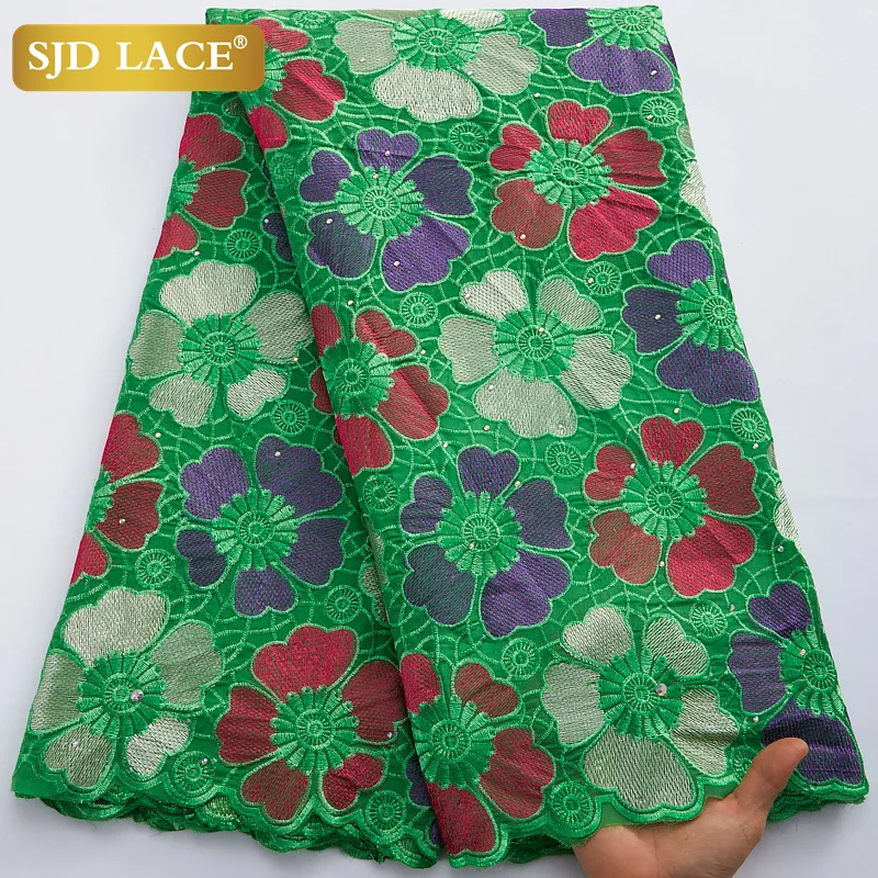 SJD кружева швейцарская вуаль в Швейцарии 2022 красная женская красивая хлопковая