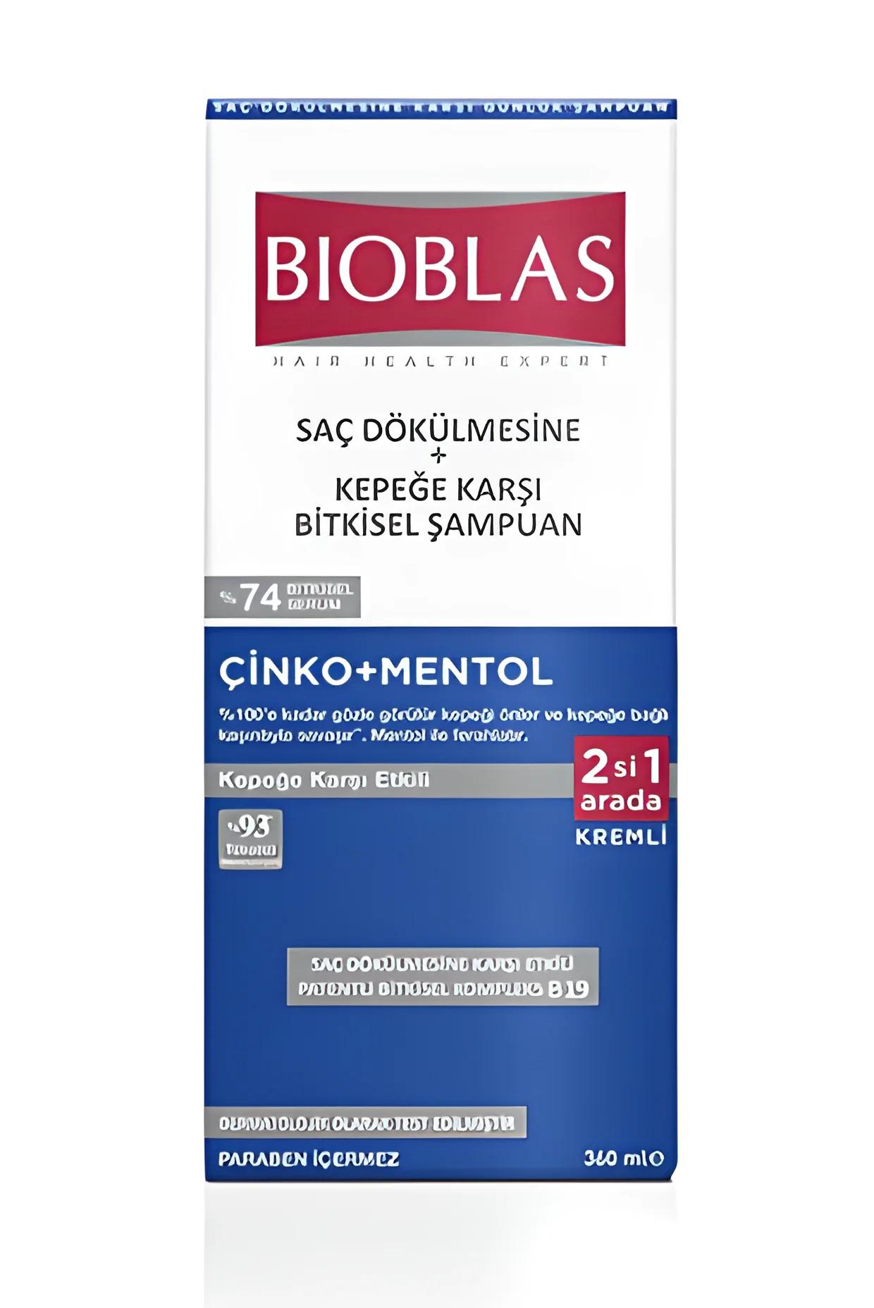

Bioblas Zinc + Menthol In 1 2si Anti-Dandruff Shampoo 360 ml
