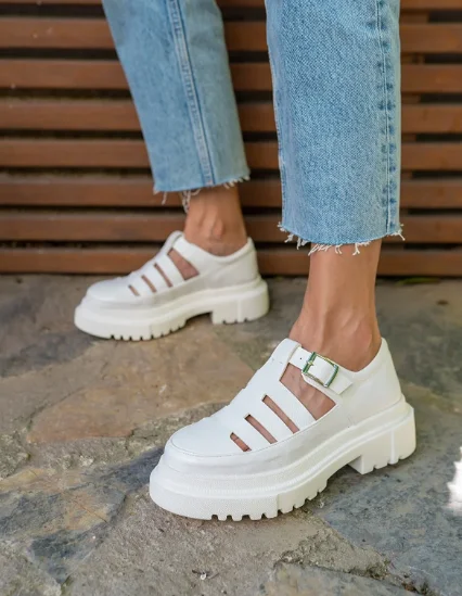 Shoes Women Gladiator Sandals Round Toe Flats Buckle Oxford Ladies Footwear Summer  flat-heeled 2022 designer sandals fashion