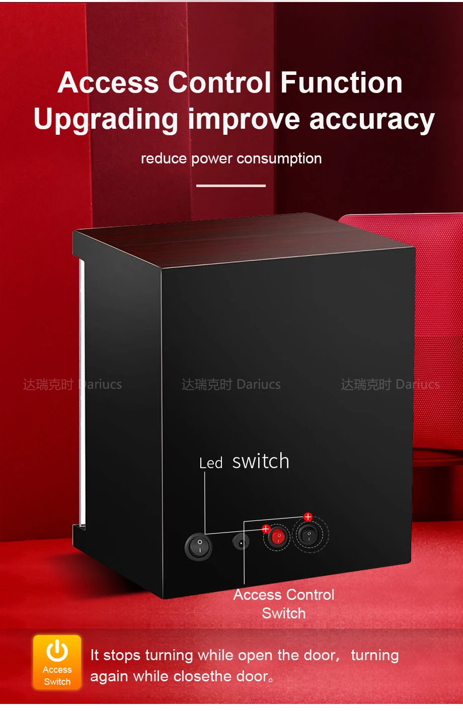 Automatic Watch Winder Box Uhrenbeweger Mechanical Display 1/2/4/6 Slots Male watch Automatic