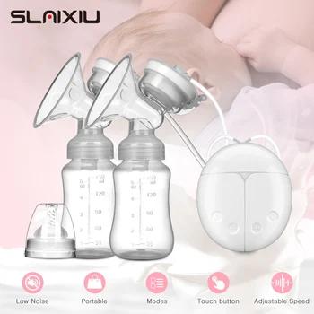 Electric breast pump unilateral and bilateral breast pump manual silicone breast pump baby breastfeeding accessories BPA free 1