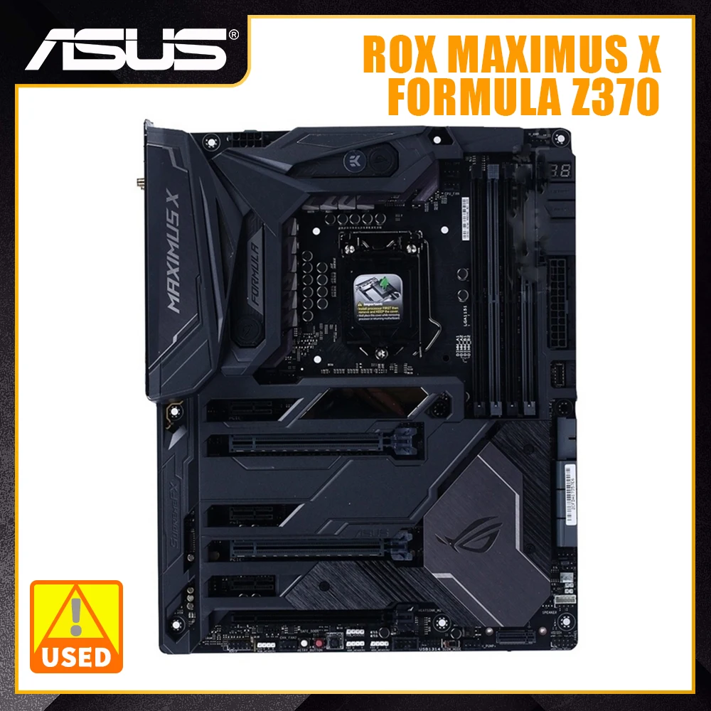 ASUS ROX MAXIMUS X FORMULA Z370 Motherboard 1151 DDR4 Core i7 7700k 6700 Processor 64GB ATX 2×M.2 SATA3 HDMI USB3.1 3×PCI-E X16