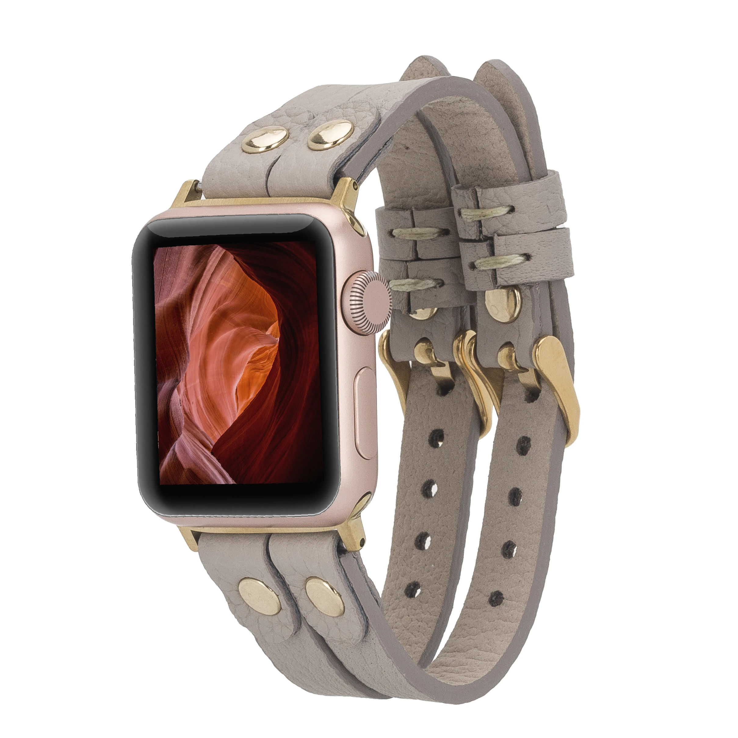 

Ремешок из натуральной кожи для Apple iWatch 38-40-41-42-44-45 мм