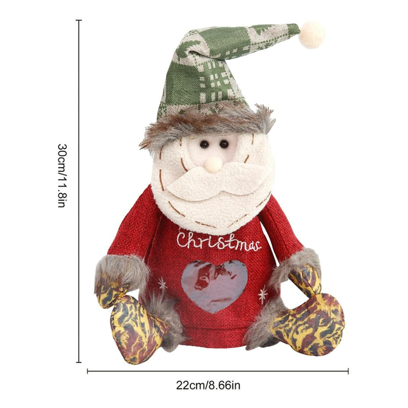 Прозрачный пакет для яблок на молнии - Рождественский подарок пожилым людям