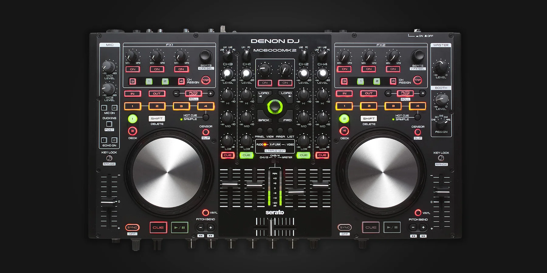 

BRAND NEW denons dj mc6000mk2 serato dj controllers