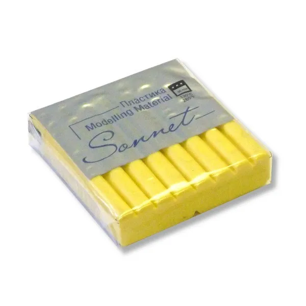 Polymer clay sonnet color yellow light 56g | Craft Toys