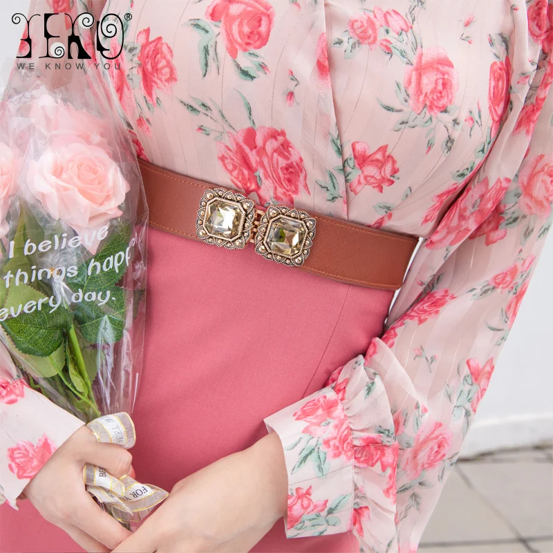 Новый модный декоративный наружный женский ремень YEKO в универсальном стиле ins