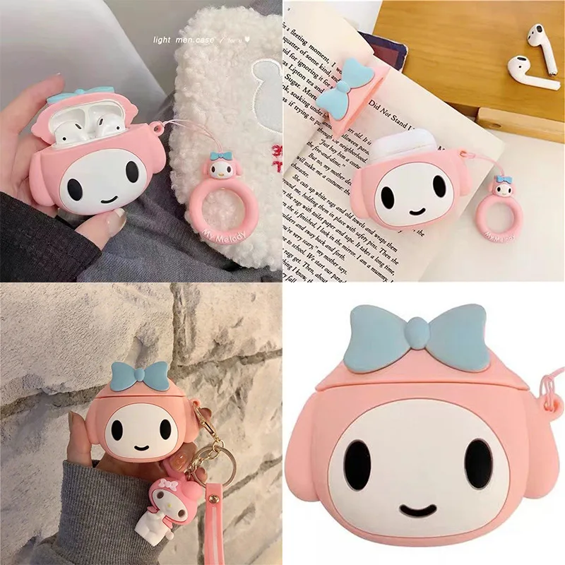 

For Pro4 Headphone Box Melody Dew Kulomi Headset Case Silicone Full Protective For Phone Bluetooth Cover