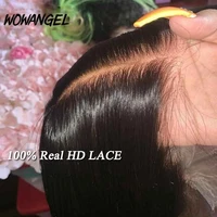 100% Real HD Lace Frontal Wigs 36inch 13x4 Full Frontal Human Hair Wigs Melt Skins Natural Scalp Glueless Brazilian Remy Hair