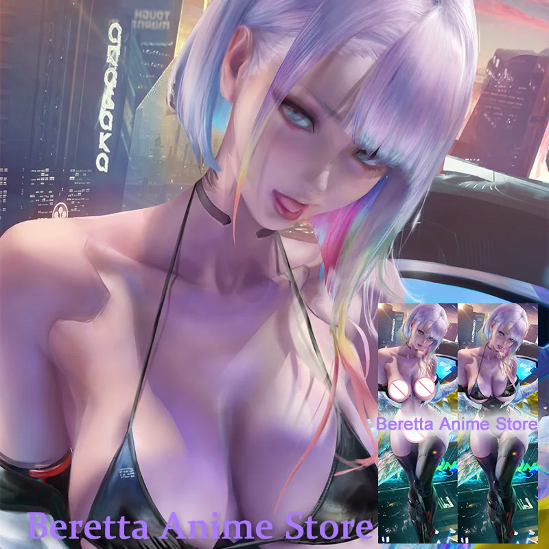 

Двусторонняя наволочка для подушки Dakimakura Anime Люси (кибершард)
