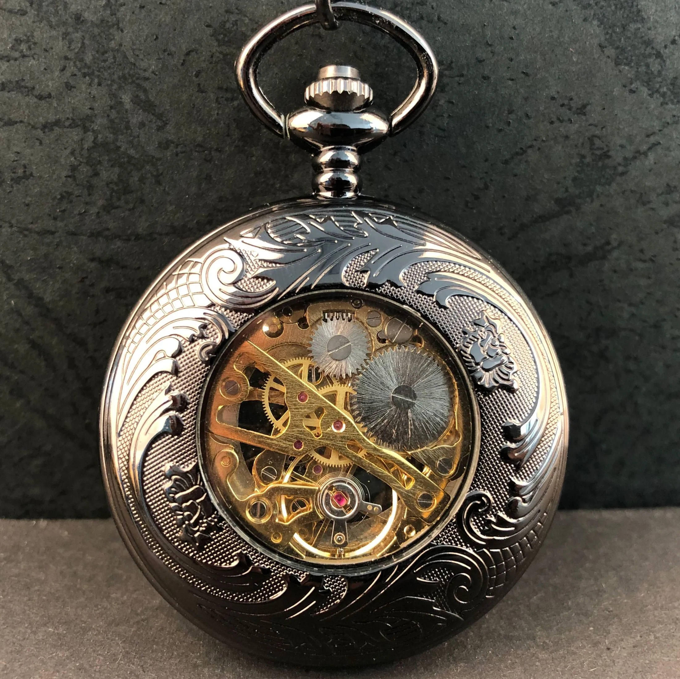Classic Personality Ship Steering Wheel Pocket Watch Steampunk Vintage Pendant Mens Pocket&Fob Watches with Chain Gifts